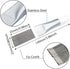 1Pcs Stainless Steel Air Conditioner Fin Comb AC Condenser Fin Straightener Cleaner Evaporator Radiator Fin Cleaning Tool....