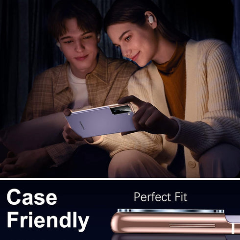 UniqueMe [2+2 Pack Compatible with Samsung Galaxy S21 Plus 6.7 inch Privacy Screen Protector and Camera Lens Protector?Support Fingerprint Unlock?...