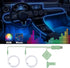 Car Led Strip Lights,Interior Lights,Ambient Lighting Kit With RGB 16 Million Colors Fiber Optics&Music Sync Rhythm,USB Neon Light Accessories for...