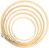 Similane 5 Pieces Embroidery Hoops Bamboo Circle Cross Stitch Hoop Ring 5 inch to 10 inch for Embroidery and Cross Stitch...