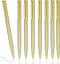 Giantree Slim Metallic Ballpoint Pens, 8Pcs 1.0mm Black Ink Ballpoint Pen Smooth Writing Quick Drying Pen for Office School Supplies(Gold)...