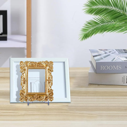 Acrylic Plate Stands,Adjustable Acrylic Plate Stand Picture Frame Display Holder Decorative Plate Display Stand Clear Easel Stand for Display Acry...