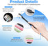 4Pcs Wave Style Extra Soft Toothbrush, Nano Toothbrush for Sensitive Gums Micro-Nano Manual Toothbrush with Soft Floss Bristle for Gum Care Protec...