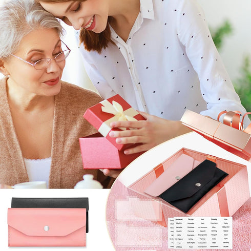2 pieces Cash Wallet,money holder for Budgeting Money Holder for Cash,Pu Leather Money Wallet,Cash Holder with Cash Envelope Tab,Cash Wallets for ...