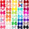 CÉLLOT 40 Pieces 4.5 Inch Hair Bows for Girls Clips Grosgrain Ribbon Boutique Hair Bow Alligator Clips For Girls Teens Toddlers Kids...