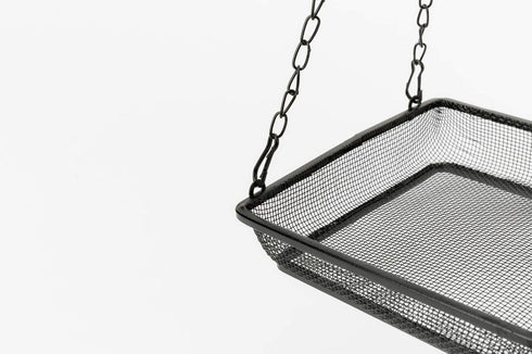 Hanging Feeder Seed Tray, Platform Metal Mesh , Outdoor Garden Decoration for Wild Backyard Attracting Birds...
