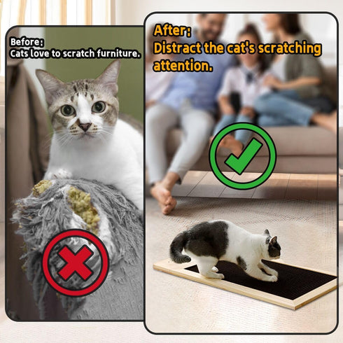 39.7"x11.8" 3PCS DIY Adhesive Climbing Cat Scratcher Carpet Self-adhesive Cat Tree Replacement Part Mat Cat Scratching Mat, Suitable for Cat Trees...