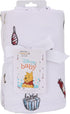 Disney Winnie The Pooh and Eeyore White Christmas Holiday Presents Super Soft Sherpa Baby Blanket...