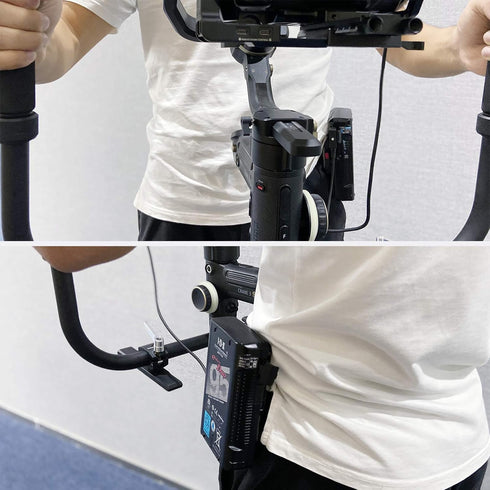 SmallRig Mini V Mount Battery Plate, V-Lock Mount Battery Plate with Belt Clip for Camera Power Supply - 2990...