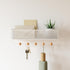 Umbra Estique Entryway Organizer, Great for Storing Keys, Small Accessories, Mail, Wallets and More, White Finish...