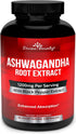 Divine Bounty Organic Ashwagandha Capsules - 1200mg Ashwagandha Powder with Black Pepper for Enhanced Absorption - Ashwaganda Supplement for Calmn...