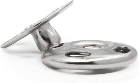 Dritz 80-20-65 Sew-On Snaps, Nickel-Plated Brass, Size 2/0 10-Count...