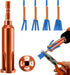 Universal Wire Twisting Tool Cable Wire Stripper and Twister Wire Stripping Tool for Electrician by Drill Driver or Manually (Brown)...
