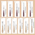 Palette Knife Set, 11 Pieces Stainless Steel Spatula Palette Knives Painting Accessories Art Supplies for Oil Painting, Gouache, Watercolor, Rock ...