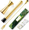 Homestia 10" Stainless Steel Muddler for Cocktails Drink Muddler, 12" Cocktail Spoon, 1 oz 2 oz Double Jigger, Basic 3 PCS Gold Cocktail Set Mixin...