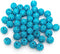 100 Pieces Rhinestone Clay Beads 10 mm Polymer Clay Crystal Beads Round Charms Diamond Beads for Jewelry Making DIY Necklace Bracelet (10mm Lake B...