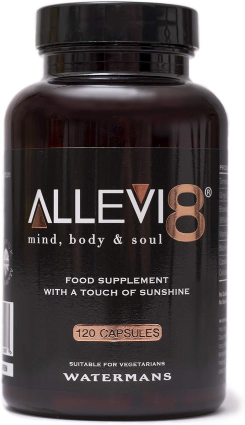 Allevi8 - Ayurvedic Medicine, Frankincense, Turmeric, Ginger, Black Pepper, Vitamin D3. 2 Months Supply in one tub. These Powerful Herbs were Used...