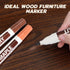 Frniture Markers Touch Up 17 Piece Wood Floor Scratch Repair Kit Wood Markers and Wax Sticks with Sharpener Kits for Stains Scratches...