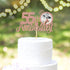 Sumerk 55th Anniversary Cake Topper,13PCS Rose Gold Glitter Cake Toppers Cake Decorations Set for 55th Wedding Anniversary Celebration Party...