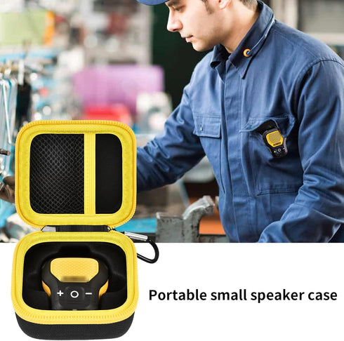 COMECASE Case Compatible with DEWALT Wearable Bluetooth Speaker, Magnetic Clip-On Wireless Portable Mini Speaker Storage Holder Bag (Box Only)......