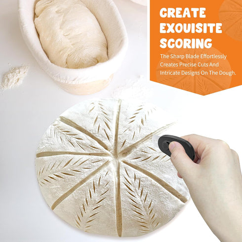 Extractable & Magnetic Bread Lame Dough Scoring Tool - Professional Sourdough Scoring Tool - Sourdough Bread Baking & Bread Scoring Tool - Scoring...
