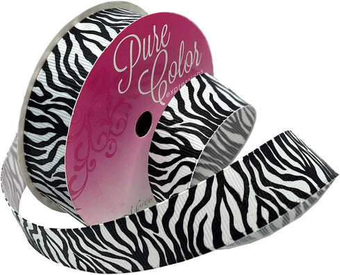 Morex Ribbon Zebra Fest Ribbon, Black...