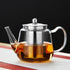 Glass Tea Pot with Infuser, Heat Resistance Borosilicate Glass Tea Kettle for Stovetop Safe, 30 FL OZ...