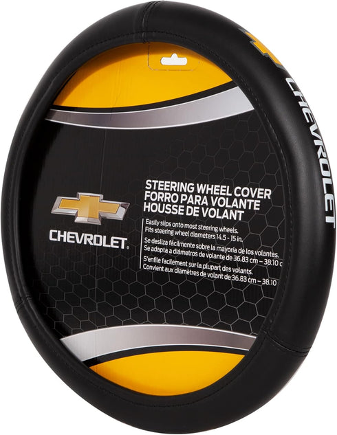 Plasticolor Chevy Gold Bowtie Style Premium Speed Grip Steering Wheel Cover...