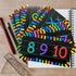 12 Pcs Alphabet Bulletin Board Strips, Alphabet Chart Number Line for Classroom Wall Decorations, Including ABC Number Line and 0-10 Number Bullet...