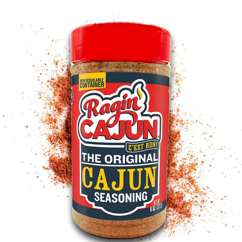 Original Cajun Seasoning - 8 oz, Less Salt, Low Sodium, No MSG, All Natural - Authentic Louisiana Spice for Grilling and Cooking Fish, Chicken, St...