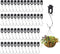 120 Pcs Greenhouse Hooks Hanger, Plastic Greenhouse Twist Clips Fixing Clips Greenhouse Insulation Accessories with Stainless Steel S Hooks for Ga...