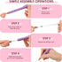 Epakh 3 Pieces Weeding Pen Vinyl Pen Pin Weeding Tool Retractable Pin Pen Fine Point Weeding Pin Pen Glitter Metal Vinyl Air Release Installation ...