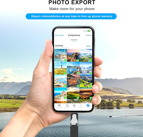 esbeecables Mini Lightning to USB 3.0 Camera Adapter for iPhone, iPad, and Other Apple Devices......