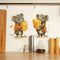 Cute Mouse Wall Decals 2 Mice Eating Cheese Wall Stickers for Child Room Decor 3D Cute Mouse Stickers for Wall Removable Waterproof Peel and Stick...