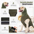 Dog Anxiety Vest Hoodie,Dog Thunder Jacket Anxiety Calming Vest with Hoodie Head Cover Sleeves,Dog Anxiety Relief Coat Hooded for Thunderstorm,Tra...