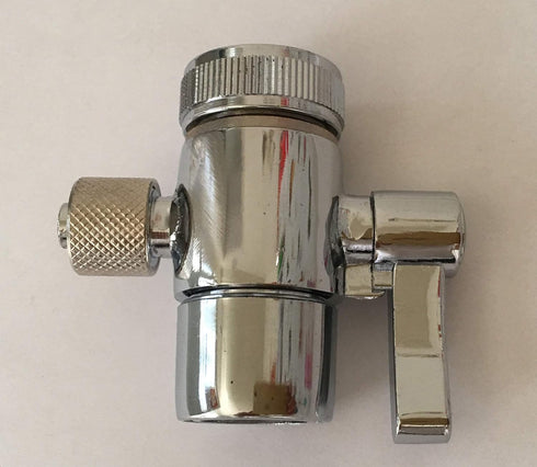 Malida Countertop filter to 3/8 inch O.D. Tubing Faucet Adapter,Kitchen Bathroom Sink Faucet Diverter Valve for Above Counter Water Filter Faucet ...