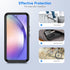 seacosmo Case for Samsung Galaxy A54 5G, with Built-in Screen Protector, Full Body Shockproof Protection Phone Cover?Black...