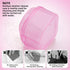 Dental Orthodontic Retainer Container Cleaning Case,Denture Bath Box Case Cup Holder, Mouthguard Storage Soaking Case - Pink...