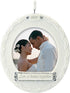 Hallmark 1795QHX1102 Wedding Photo Holder Keepsake Christmas Ornaments...