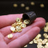 Gold Coins 10Pcs Miniature 1:6 Scale Metal Coin - St Patrick Leprechaun, Pirate Treasure, Dollhouse Coins(gold)...
