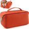 Large Capacity Cosmetic Bag, Travel Cosmetic Storage Bag with Handle, Portable Zipper Cosmetic Bag Toiletry Bag Makeup Bag Large with Compartments...