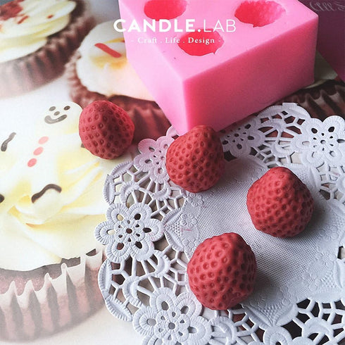 3D Full-size Strawberry Silicone Mold - MoldFun Large Strawberry Mold for Fondant, Gum Paste, Cake Topper Decorating, Chocolate, Candy, Ice Cube, ...
