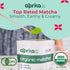 AprikaLife Organic Matcha Powder, USDA & JAS Certified, No Sugar Added, Authentic Japanese Cafe Grade Matcha Green Tea Powder Perfect for Matcha L...