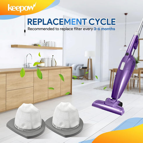 KEEPOW Featherweight Replacement Filters Compatible with Bissell Featherweight Stick Lightweight Bagless Vacuum 2033, 20331, 20333, 20336, 20339, ...