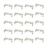 SinLoon T5 LED Light Bulbs 20 Clips Holder Bracketr for Lamp Socket Shop Light Fixture, Led Ceiling Lamp(Small 20pcs)...