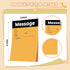 Phone Message Pad Telephone Message Sticky Notes 3.5 x 4.7 Inch Self Adhesive Message Book for Home Office School Supplies (Cute Color, 6 Pack)...