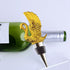 Wine Bottle Stopper, Swan Stainless Steel Wine Saver Reusable Wine Cork Silicone Wine Stopper (Gold)...