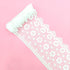 5 Yards White Lace Trim Flower for Sewing 6.5in Width Soft and Comfortable On The Skin Flower Pattern DIY Craft Clothes Edge Trim Ribbon...