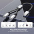 USB A Splitter, USB A Male to 2 Female USB Y Splitter, USB Splitter 1 in 2 Out Support Charging and Data Transfer for Printer/USB Keyboard/Flash D...