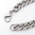 Steelmeup Stainless Steel Simple Curb Cuban Link Chain Bracelet For Men 6mm 8mm 10mm 12mm 7inch 8inch 9inch...
